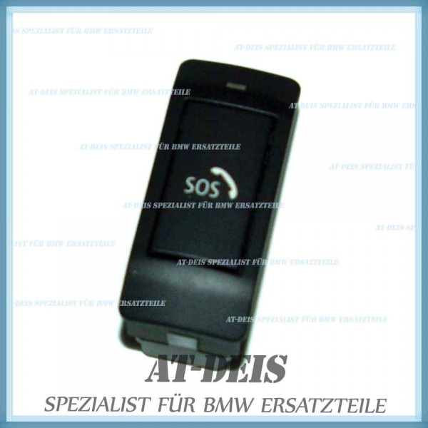 BMW E60 E61 5er E63 6er Taster Notruf SOS 6918478, Schalter