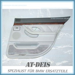 BMW E38 7er Türverkleidung Leder HR Grau 8182072