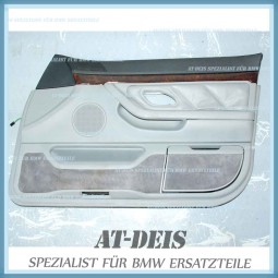 BMW E38 7er Türverkleidung Leder VR Grau 8178382