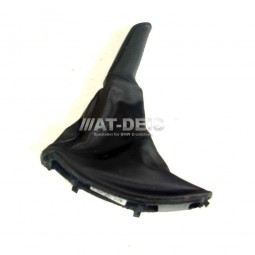 BMW E90 E91 E92 E93 3er Handbremshebelabdeckung Leder Schwarz 7155622